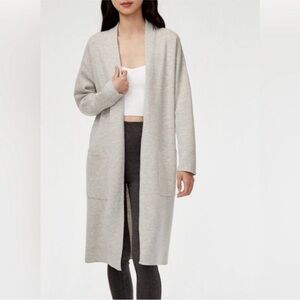 Aritzia Babaton Lance Gray Longline Cardigan